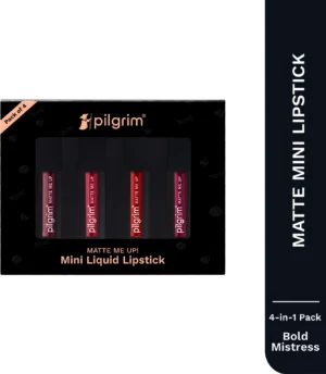 Matte Mini Liquid Lipstick 4 in 1 Pack Smudgeproof, Hydrating & Lightweight