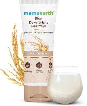 MamaEarth rice water niacinamide face wash